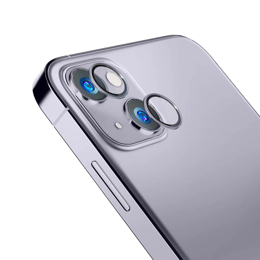 iPhone 14 Plus 9H Kameros stiklas 3mk Lens Protection Pro serijos objektyvui, violetinė - Image 2