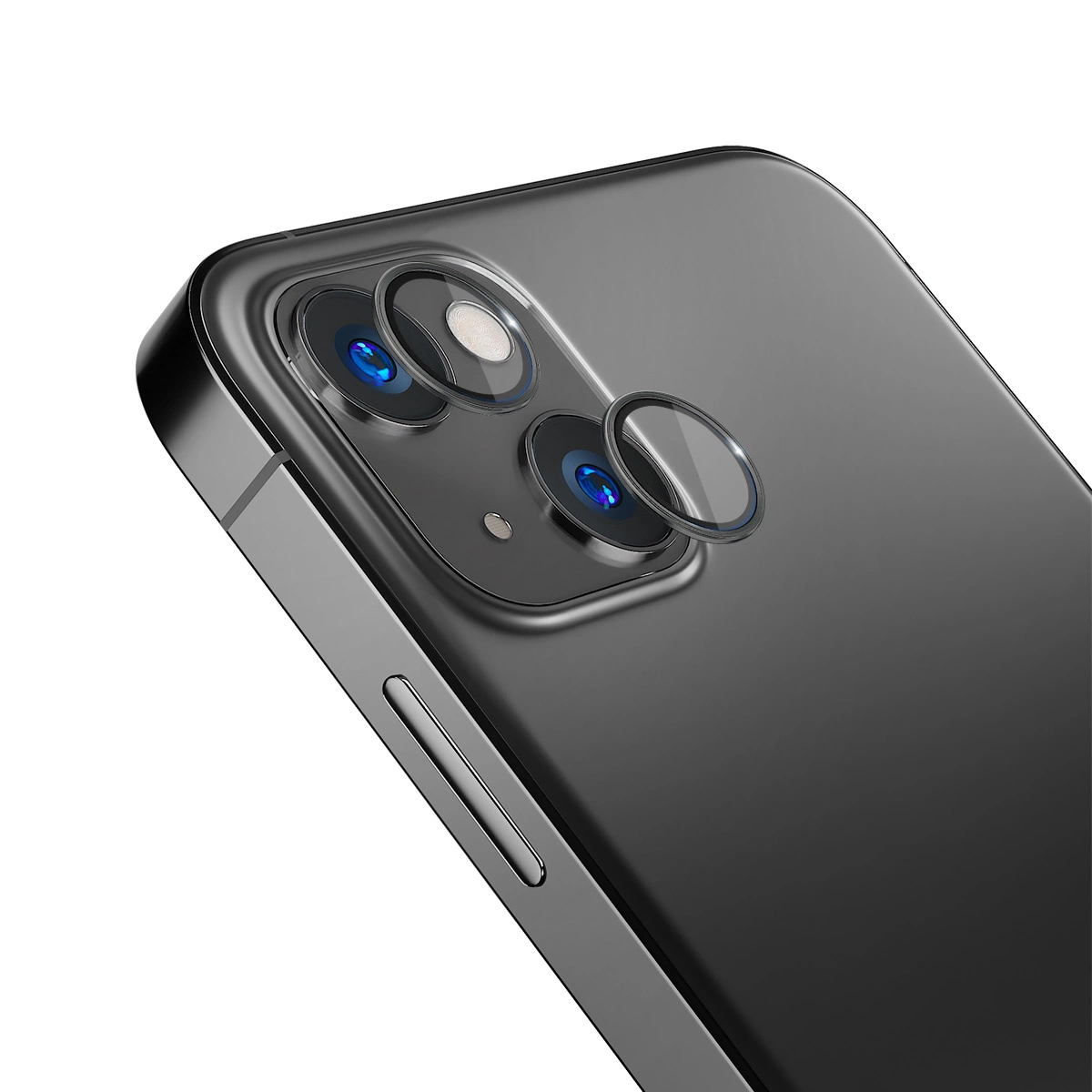 Kameros stiklas iPhone 14 9H 3mk Lens Protection Pro serijos objektyvui, pilkas - Image 2