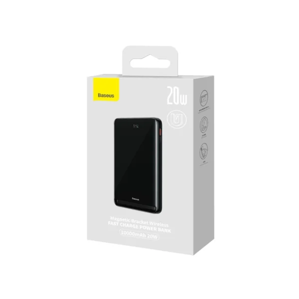 Baseus Magnetic Bracket Powerbank 10000mAh 20W su MagSafe - tamsiai mėlynas + USB-C laidas 60W 0,5 m - Image 15