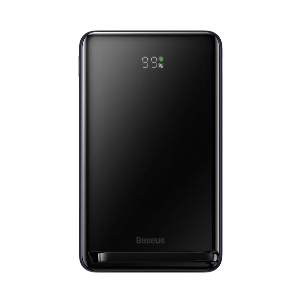 Baseus Magnetic Bracket Powerbank 10000mAh 20W su MagSafe - tamsiai mėlynas + USB-C laidas 60W 0,5 m - Image 3