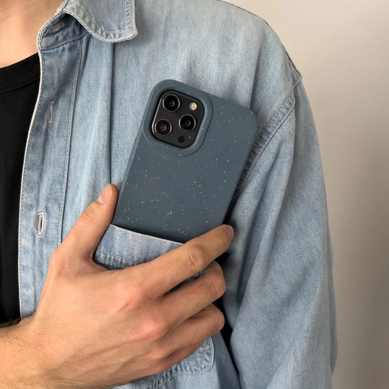 Eco Case silikoninis, biologiškai skaidomas dėklas iPhone 14 Plus, mėtų žalias - Image 8