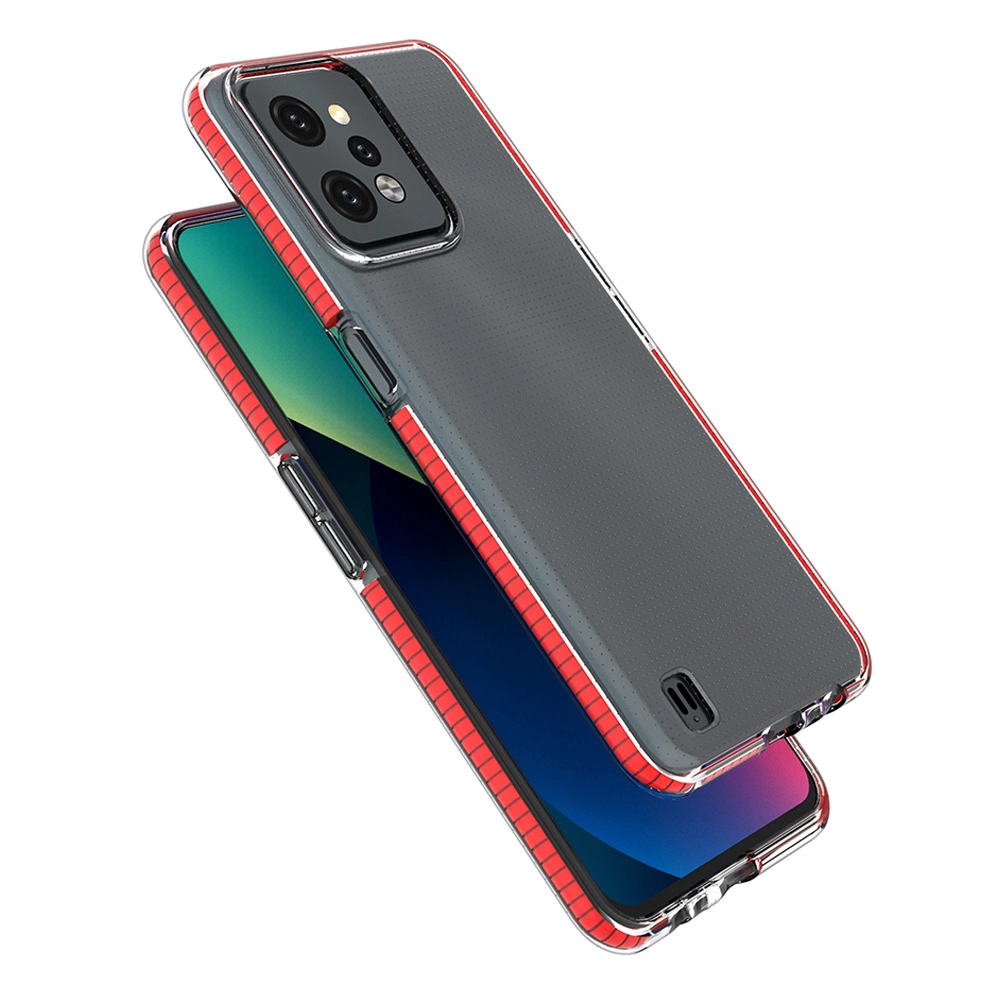 Spring Case silikoninis dėklas Realme C31 su rėmeliu, šviesiai mėlynas - Image 4