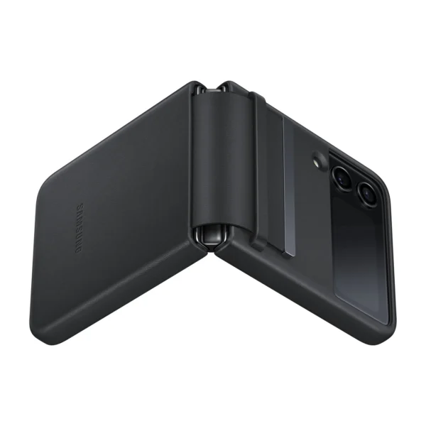 Samsung odinis dėklas su atvartėliu Samsung Galaxy Z Flip4, juodas (EF-VF721LBEGWW) - Image 3