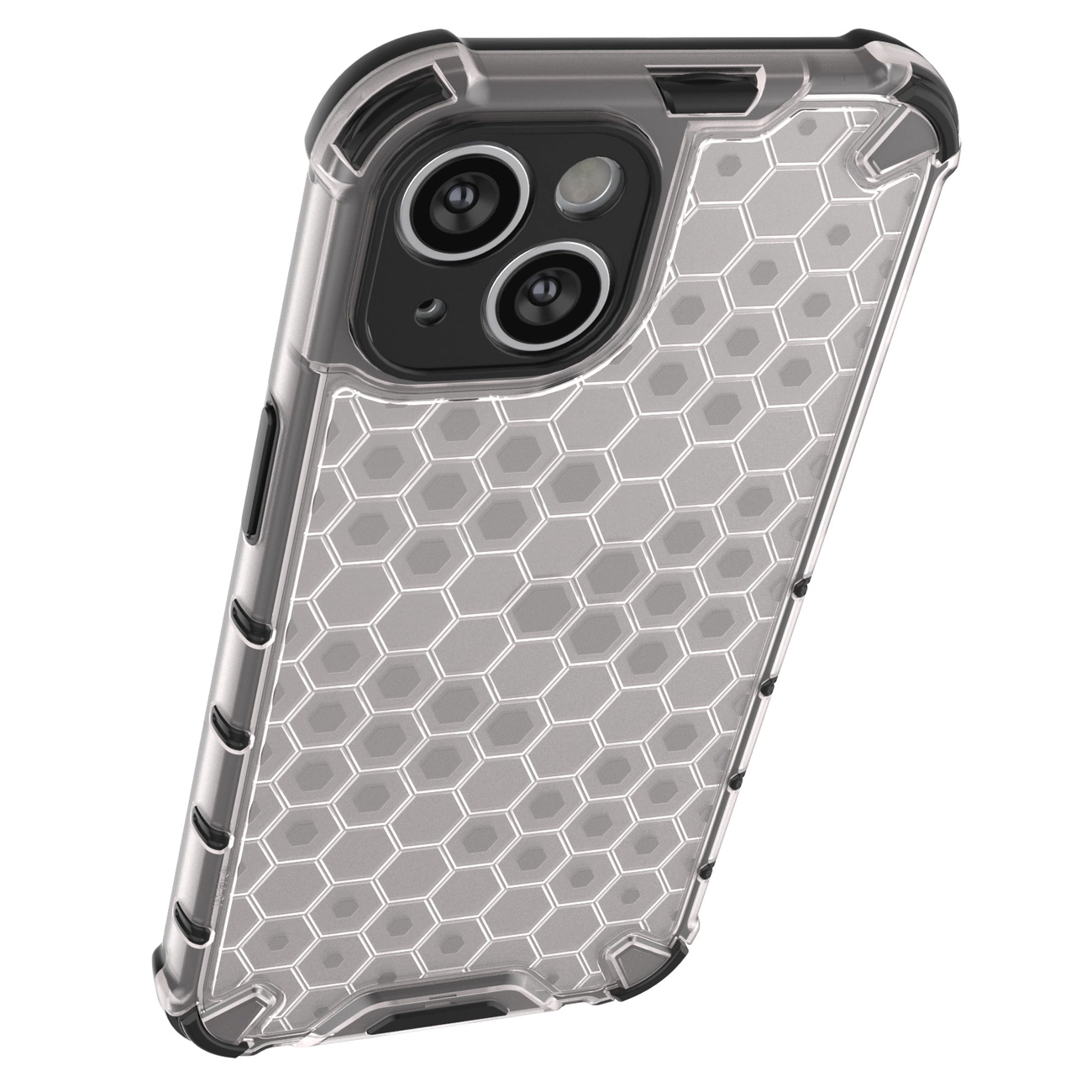 Honeycomb dėklas iPhone 14 Plus, šarvuotas hibridinis dėklas, mėlynas - Image 12