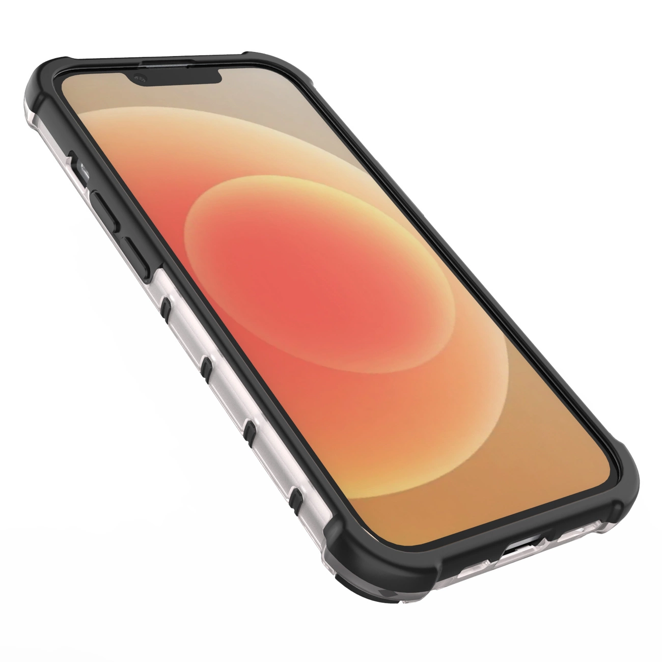 Honeycomb dėklas iPhone 14 Plus, šarvuotas hibridinis dėklas, mėlynas - Image 8