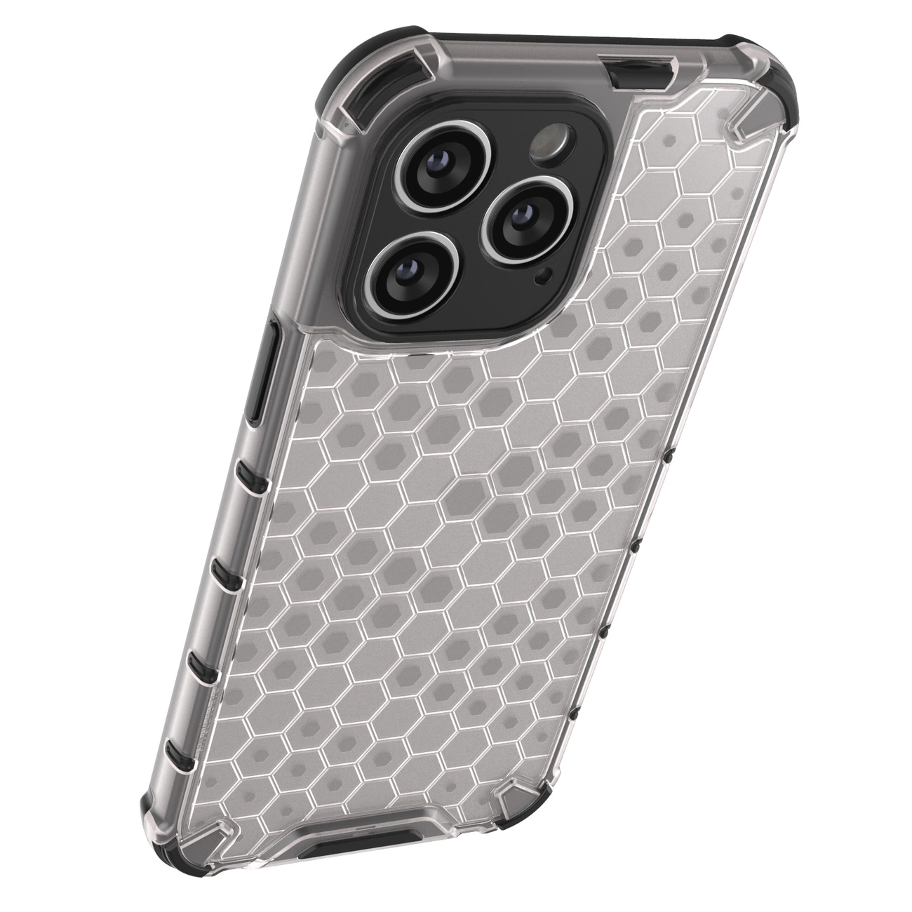 Honeycomb dėklas iPhone 14 Pro Max, šarvuotas hibridinis dėklas, mėlynas - Image 12