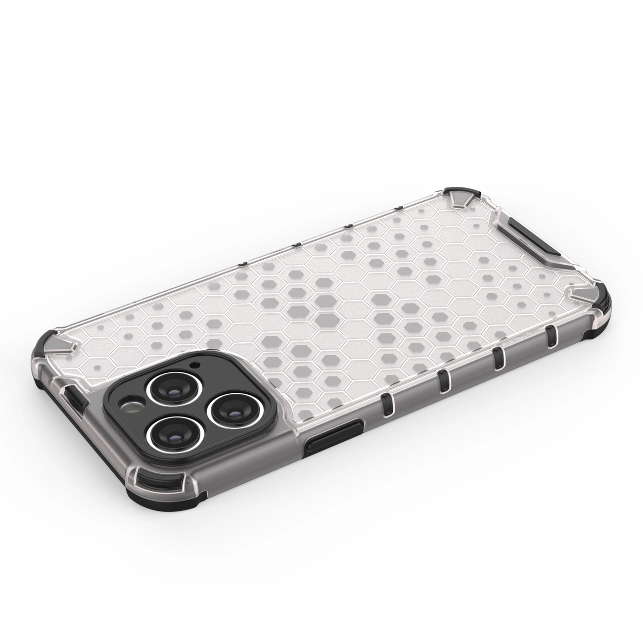 Honeycomb dėklas iPhone 14 Pro Max, šarvuotas hibridinis dėklas, mėlynas - Image 9