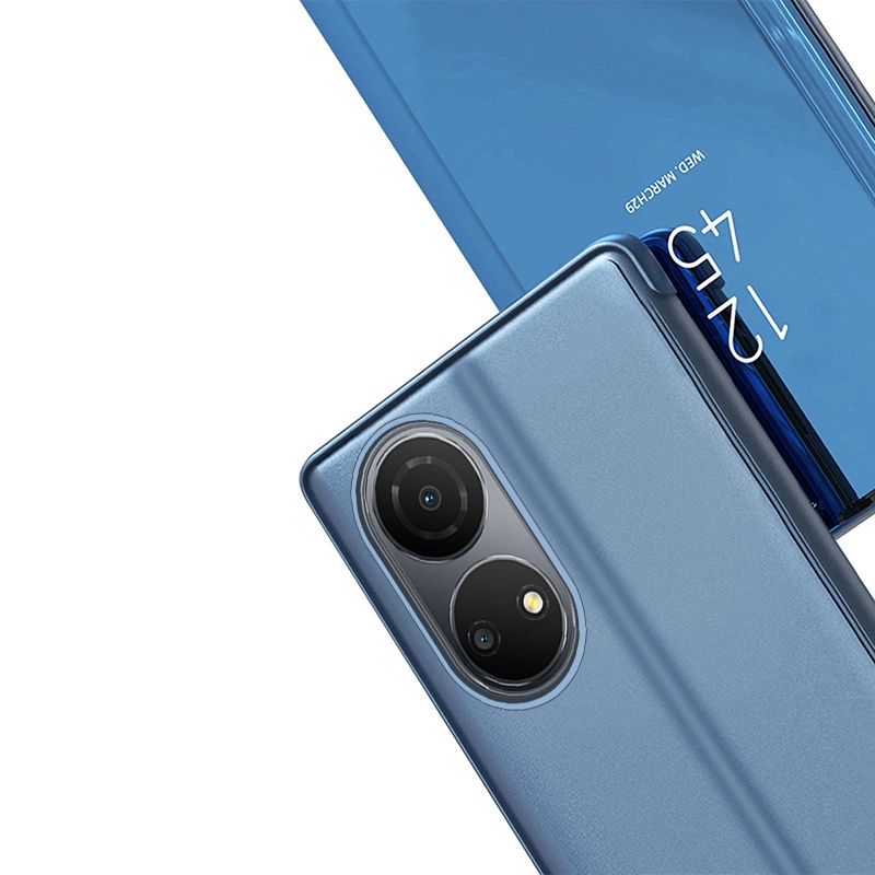 Clear View Case dėklas Honor X7 / Honor Play 30 Plus, atvartėlis, juodas - Image 7