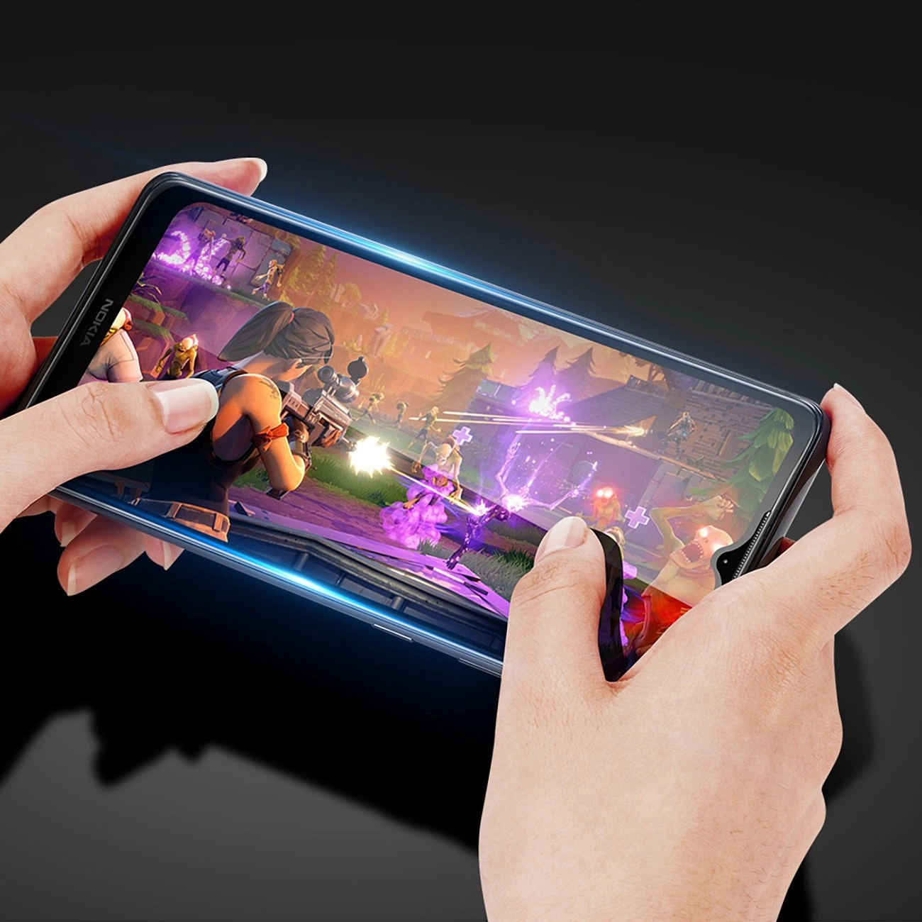 Dux Ducis 10D grūdintas stiklas Nokia G11 Plus 9H su juodu rėmeliu - Image 3