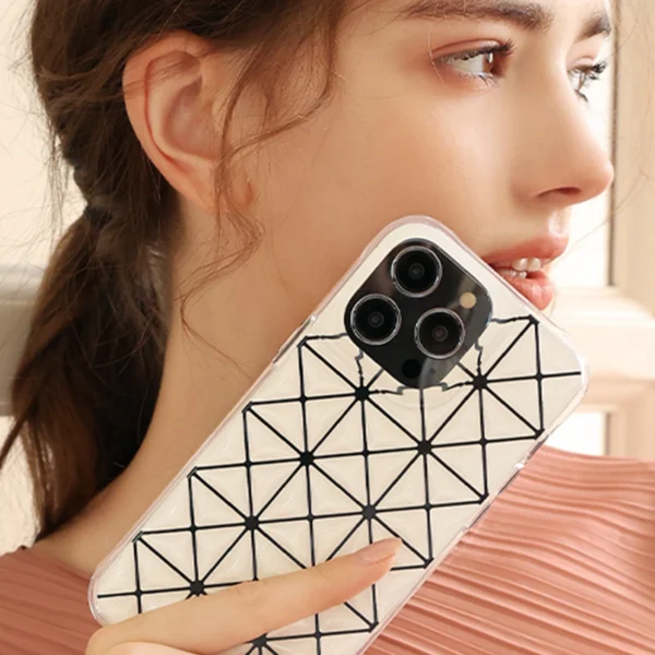 Kingxbar Miya Series dėklas iPhone 14 Plus, nugarėlė, lazerinė spalva - Image 2