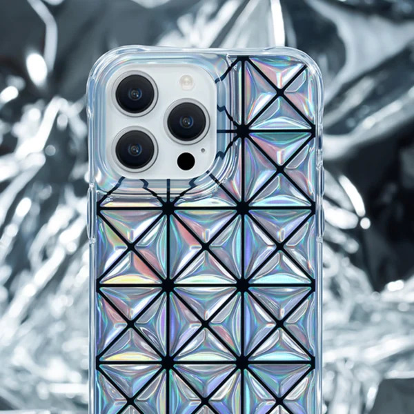 Kingxbar Miya Series dėklas iPhone 14 Plus, nugarėlė, lazerinė spalva - Image 6