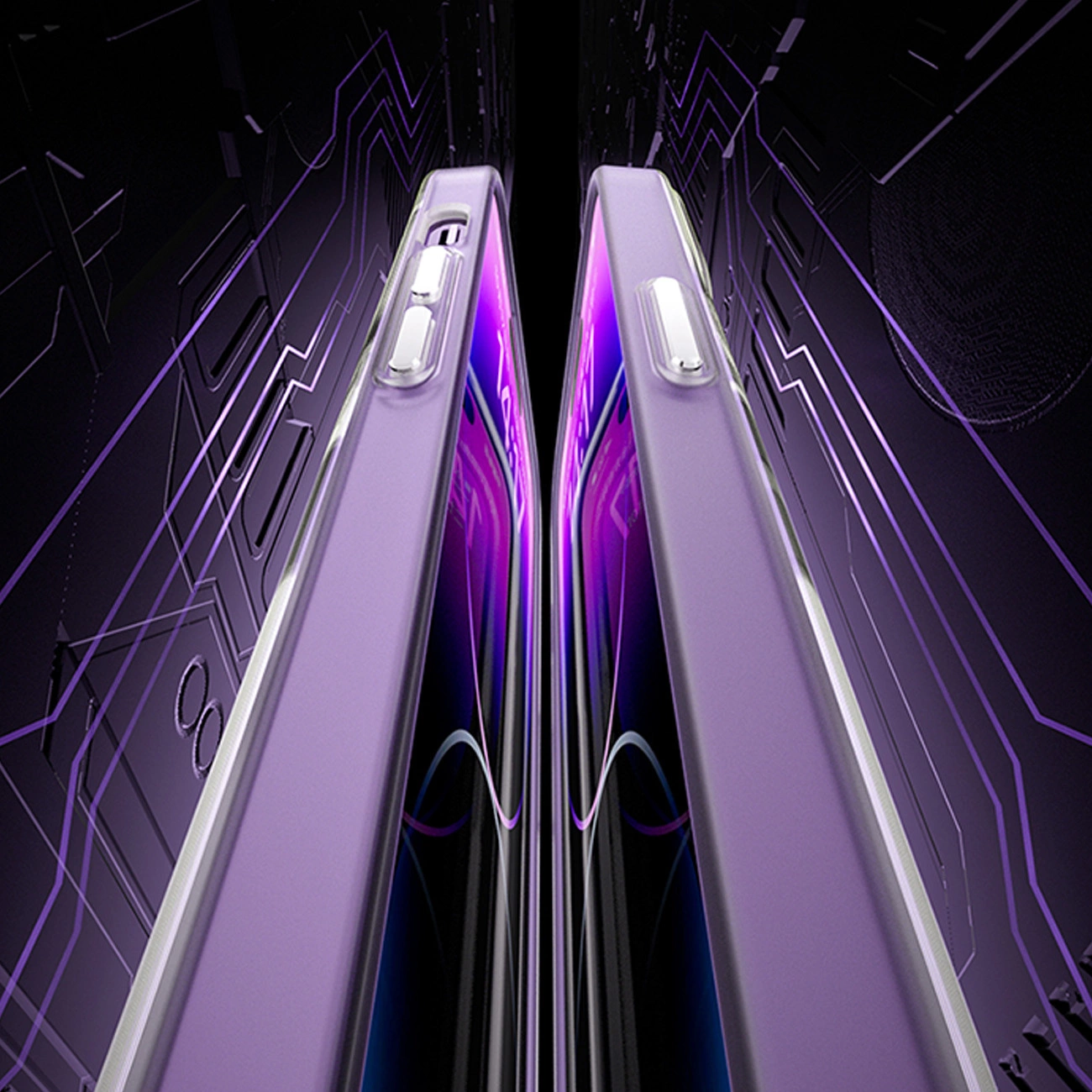 Kingxbar PQY Geek Series magnetinis dėklas iPhone 14 Plus, MagSafe, auksinis - Image 11