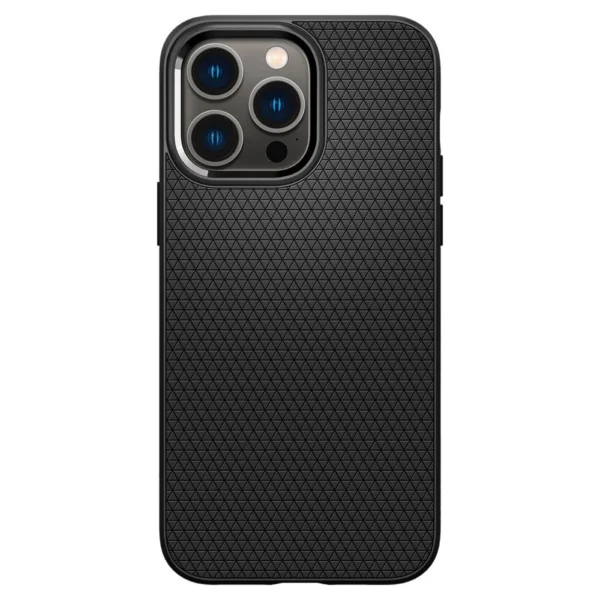 Spigen Liquid Air dėklas iPhone 14 Pro Max – matinės juodos spalvos - Image 2