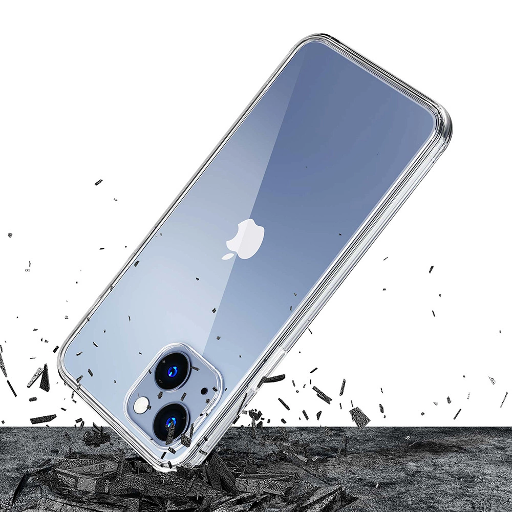 iPhone 14 silikoninis dėklas iš 3mk Clear Case serijos - permatomas - Image 3