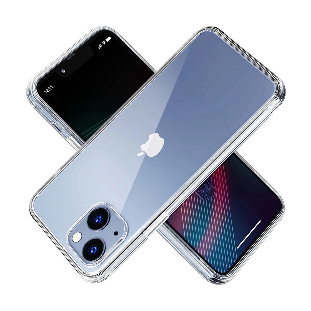 iPhone 14 Plus silikoninis dėklas iš 3mk Clear Case serijos - permatomas - Image 7