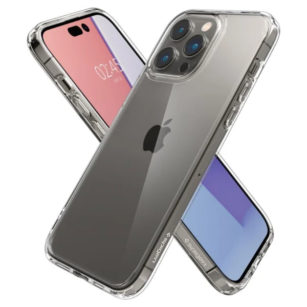 Spigen Ultra Hybrid dėklas iPhone 14 Pro – skaidrus - Image 18