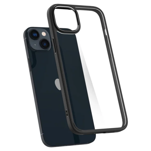 Spigen Ultra Hybrid dėklas iPhone 14 – matinės juodos spalvos - Image 5