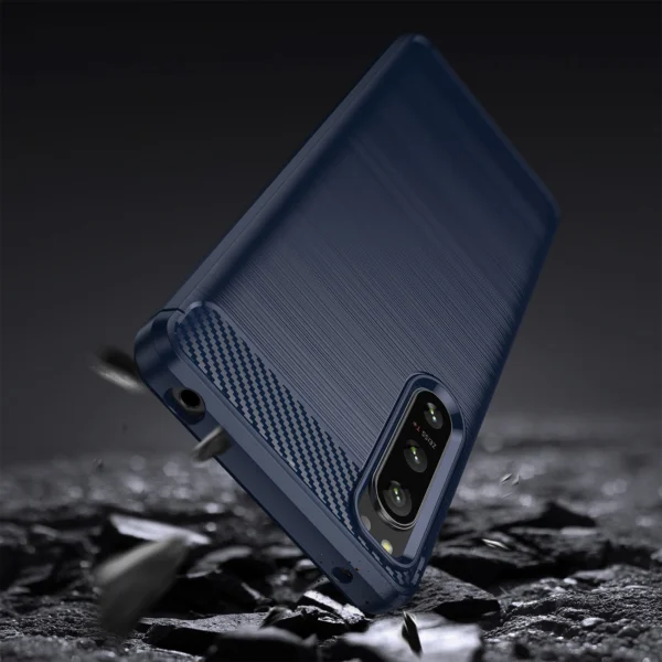 Thunder Case Xiaomi Poco M4 5G silikono šarvuotas dėklas mėlynas - Image 4