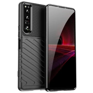 Thunder Case case for Sony Xperia 1 IV silicone armor case black