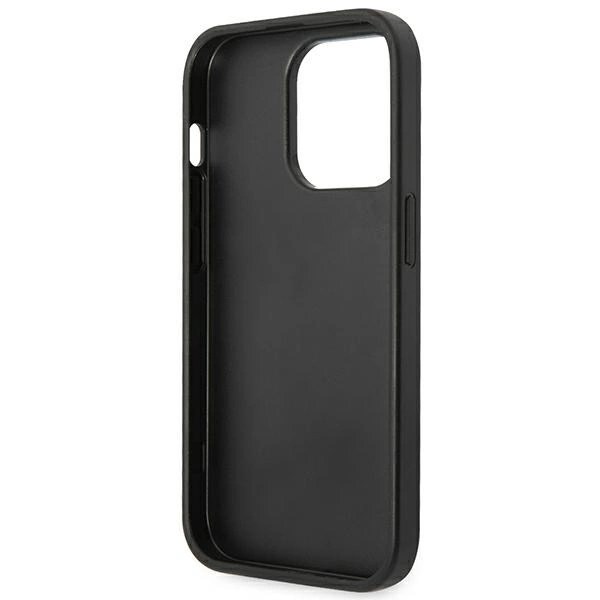 Guess GUHCP14LPSASBBK iPhone 14 Pro 6,1" juodas Saffiano dirželis - Image 7