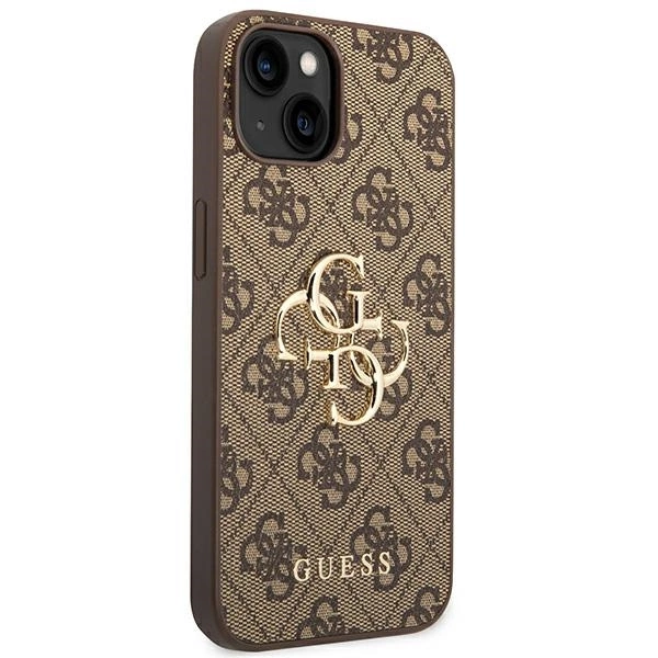 Guess GUHCP14S4GMGBR iPhone 14 6,1" rudas kietas dėklas 4G Didelis metalinis logotipas - Image 4