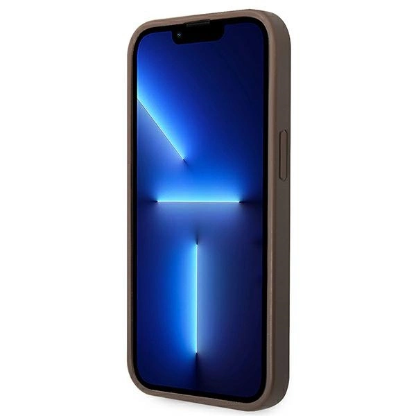 Guess GUHCP14S4GMGBR iPhone 14 6,1" rudas kietas dėklas 4G Didelis metalinis logotipas - Image 5
