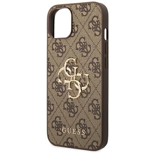 Guess GUHCP14S4GMGBR iPhone 14 6,1" rudas kietas dėklas 4G Didelis metalinis logotipas - Image 6