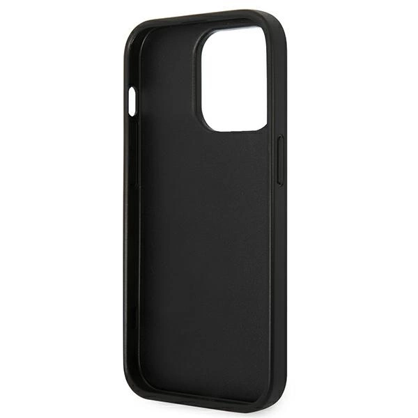 Karl Lagerfeld KLHCP14LSAPCHG iPhone 14 Pro 6,1" sidabrinis kietas dėklas Saffiano Choupette galvos emblema - Image 7