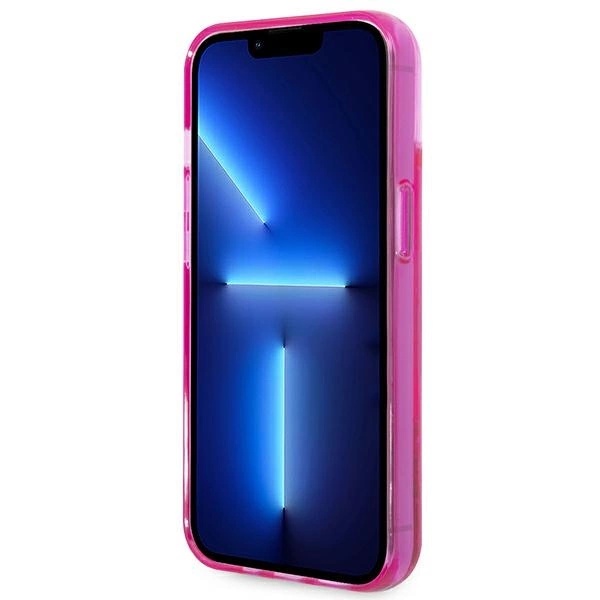 Karl Lagerfeld KLHCP14MLCKVF iPhone 14 Plus 6,7" rožinis kietas dėklas Skystas blizgesys Elong - Image 5
