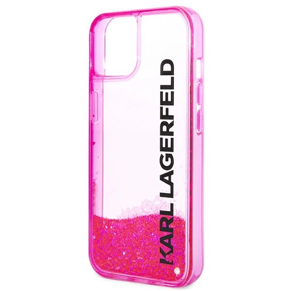 Karl Lagerfeld KLHCP14MLCKVF iPhone 14 Plus 6,7" rožinis kietas dėklas Skystas blizgesys Elong - Image 6