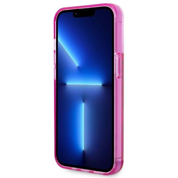 Karl Lagerfeld KLHCP14LLCKVF iPhone 14 Pro 6,1" rožinis kietas dėklas Skystas blizgesys Elong - Image 5