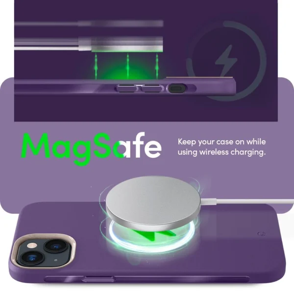 Spigen Cyrill Ultra Color Mag dėklas su MagSafe iPhone 14 Plus – violetinis - Image 18