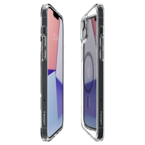 Spigen Ultra Hybrid Mag dėklas su MagSafe iPhone 14 Plus – skaidriai pilkas - Image 14