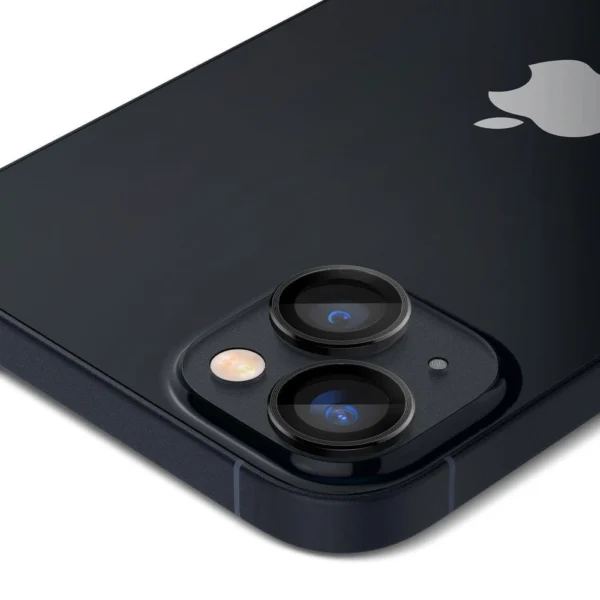 Spigen Glas.tR EZ Fit Optik Camera apsauga iPhone 14 / Plus / 15 / Plus - juoda 2 vnt. - Image 4
