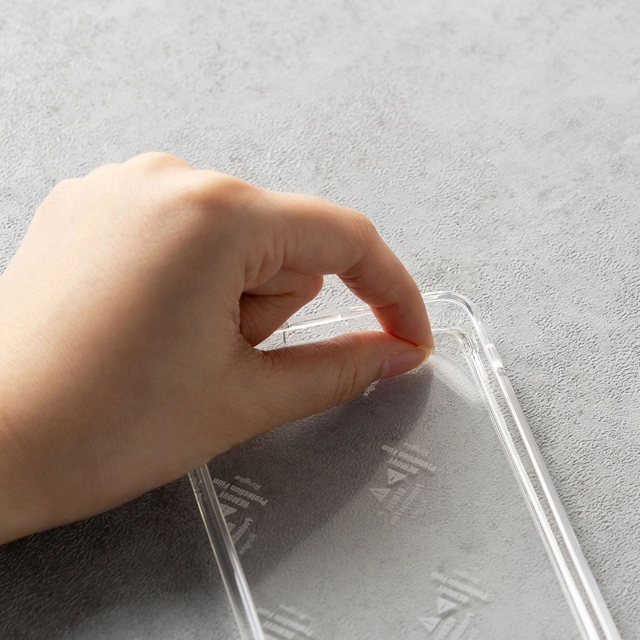 Ringke Fusion Matte dėklas iPhone 14 Plus su gel rėmeliu pilkas - Image 12