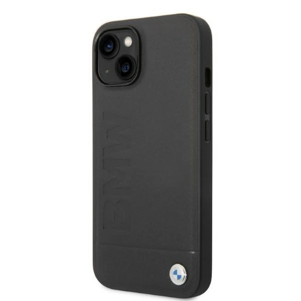BMW BMHMP14SSLLBK dėklas iPhone 14 6,1" juodas kietas dėklas Signature logotipas Magsafe - Image 2
