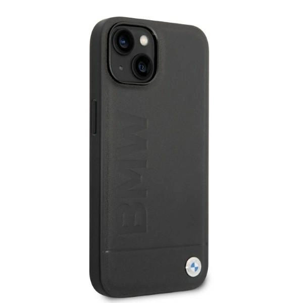 BMW BMHMP14SSLLBK dėklas iPhone 14 6,1" juodas kietas dėklas Signature logotipas Magsafe - Image 4