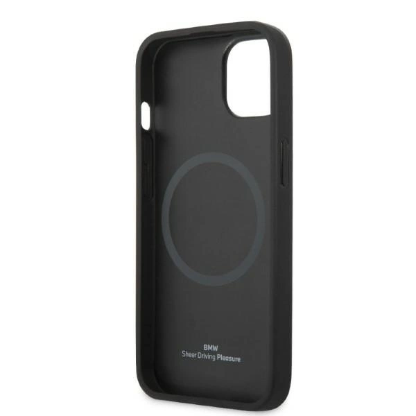 BMW BMHMP14SSLLBK dėklas iPhone 14 6,1" juodas kietas dėklas Signature logotipas Magsafe - Image 7