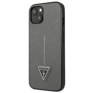 4 "silver / silver hardcase SaffianoTriangle Logo