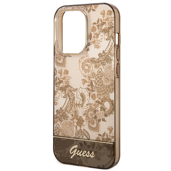 Guess GUHCP14LHGPLHC iPhone 14 Pro 6,1" okerio kietas dėklas Porcelain Collection - Image 6