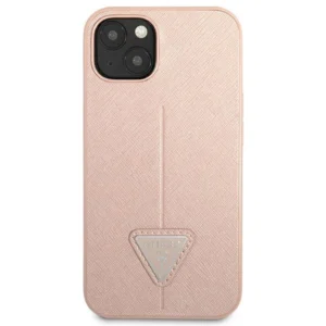 7 "pink / pink hardcase SaffianoTriangle Logo
