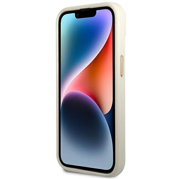 Guess GUHCP14SHGCRHS iPhone 14 6,1" sidabrinis kietas dėklas Croco Collection - Image 5