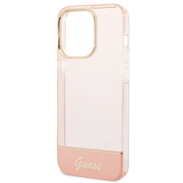 Guess Translucent dėklas iPhone 14 Pro Max 6,7" – rožinis - Image 6