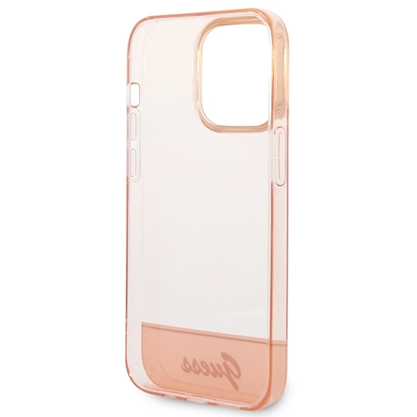 Guess Translucent dėklas iPhone 14 Pro Max 6,7" – rožinis - Image 7