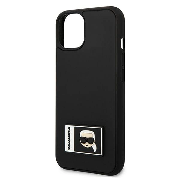 Karl Lagerfeld KLHCP13M3DKPK iPhone 13 6,1" juodas kietas dėklas Ikonik Patch - Image 6