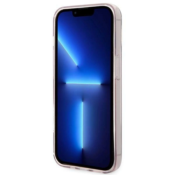 Karl Lagerfeld KLHCP14LCTTRI iPhone 14 Pro 6,1" rožinis kietas dėklas Transparent Choupette Body - Image 5