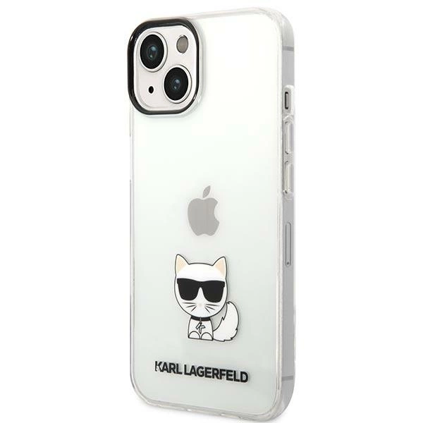 Karl Lagerfeld KLHCP14MCTTR iPhone 14 Plus 6,7" permatomas kietas dėklas Choupette Body - Image 2
