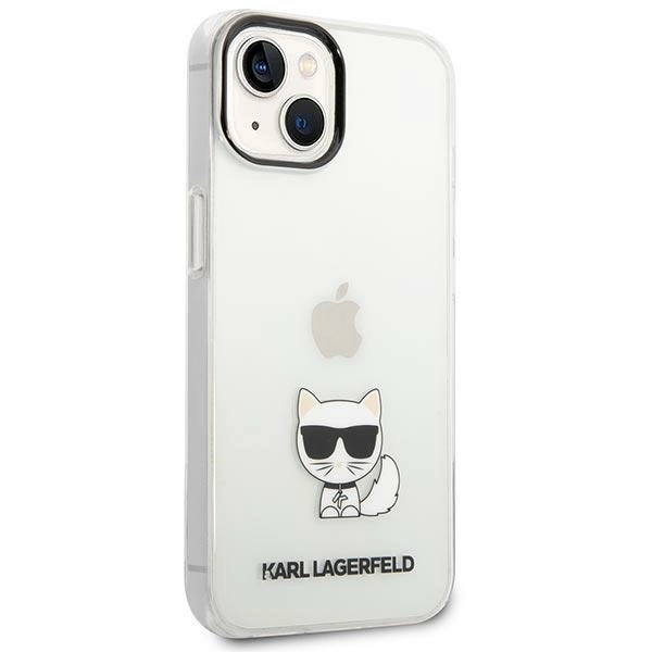 Karl Lagerfeld KLHCP14MCTTR iPhone 14 Plus 6,7" permatomas kietas dėklas Choupette Body - Image 4