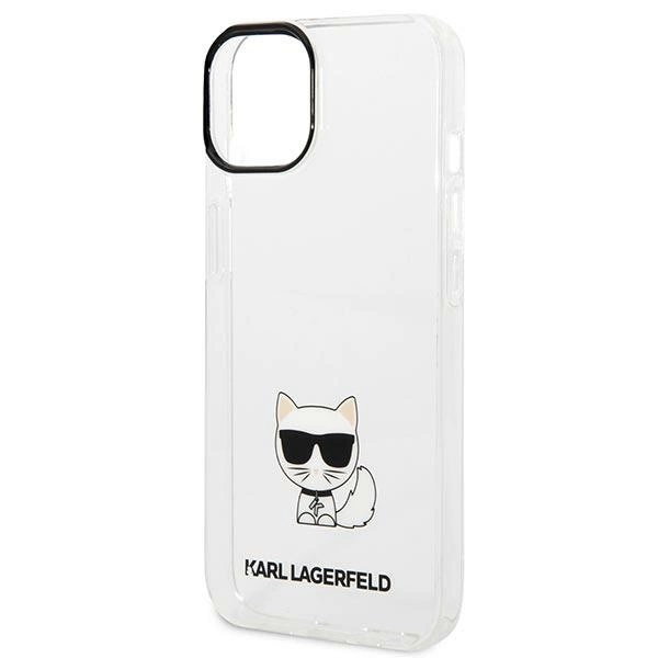 Karl Lagerfeld KLHCP14MCTTR iPhone 14 Plus 6,7" permatomas kietas dėklas Choupette Body - Image 6
