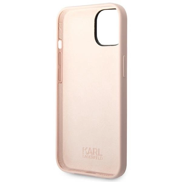 Karl Lagerfeld KLHCP14MSLCTPI iPhone 14 Plus 6,7" šviesiai rožinis kietas dėklas Silicone Choupette Body - Image 7